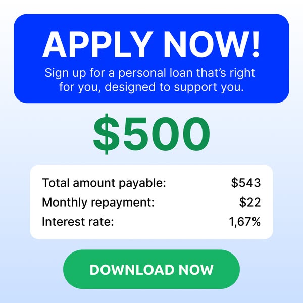 Illustration of fast cash loan approval process